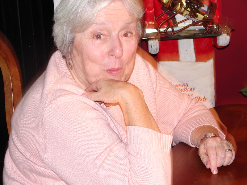 Glowing grandmother