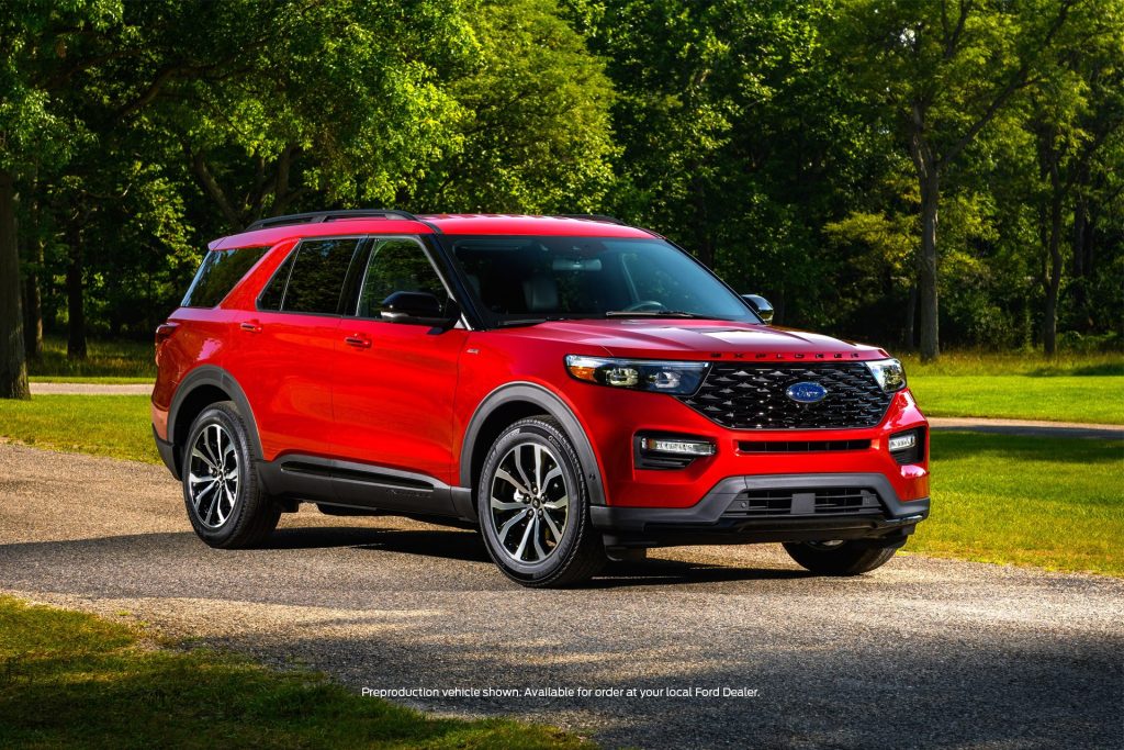 Ford Explorer preproduction vehicle