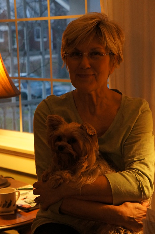 Grandma with dog