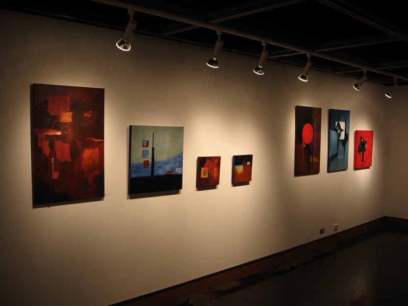 Angela's art show in Bellingham