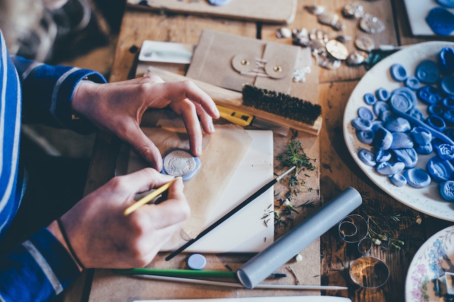 Silver jewelry handcrafting
