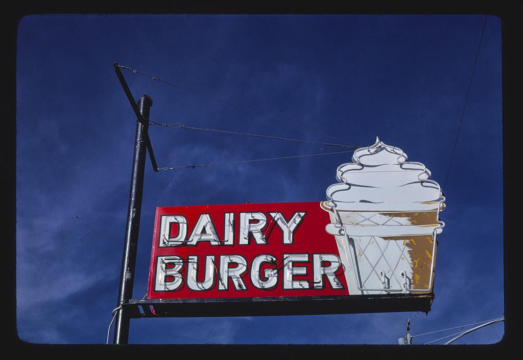 Dairy Burger, Bowie, Arizona. 1979