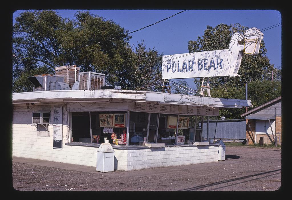 Polar Bear Ice Cream, Texarkana, Arkansas. 1979. 