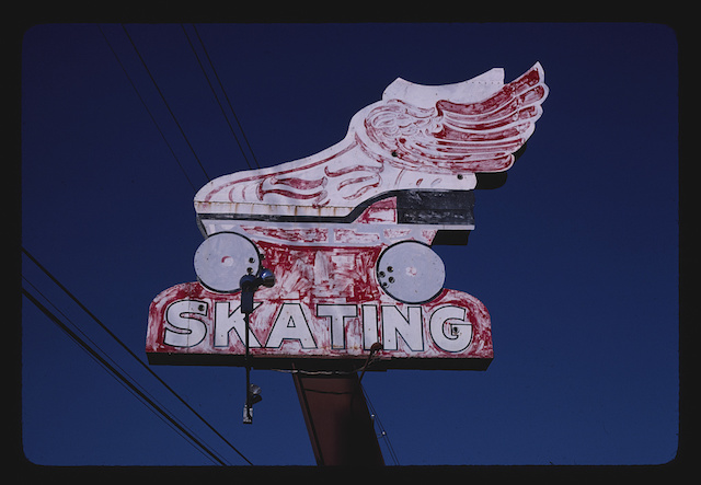Skating sign, Sapulpa, Oklahoma