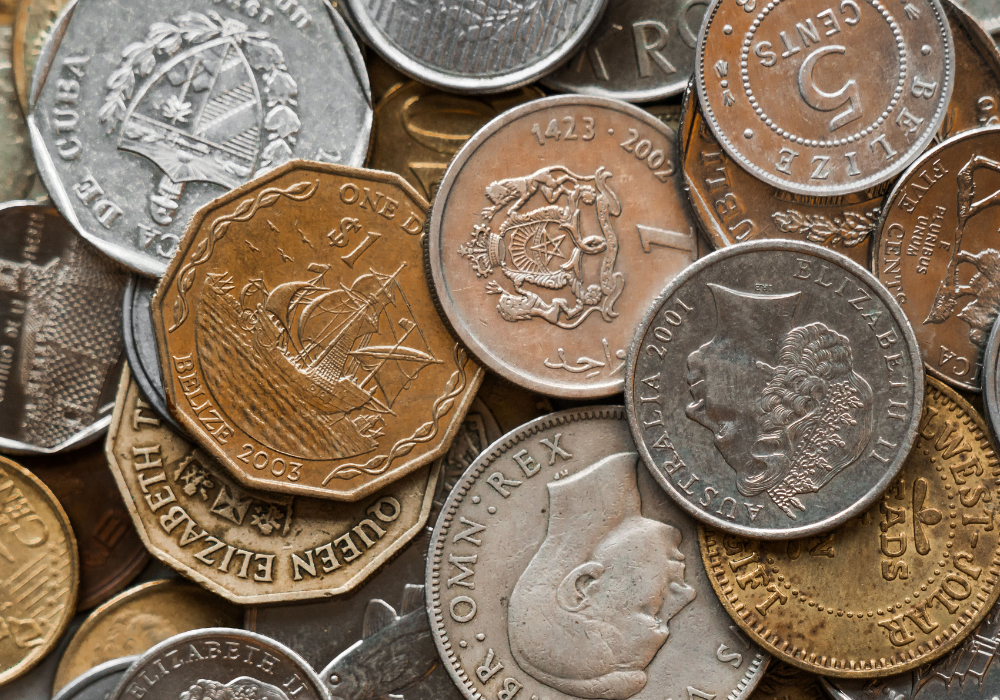 Various coins