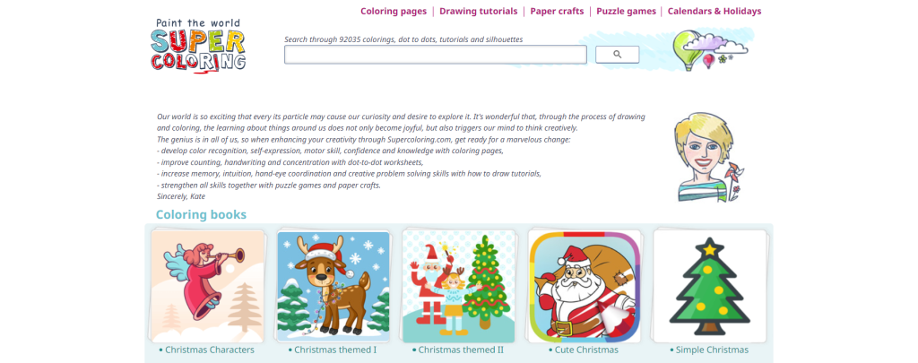 Supercoloring.com website image