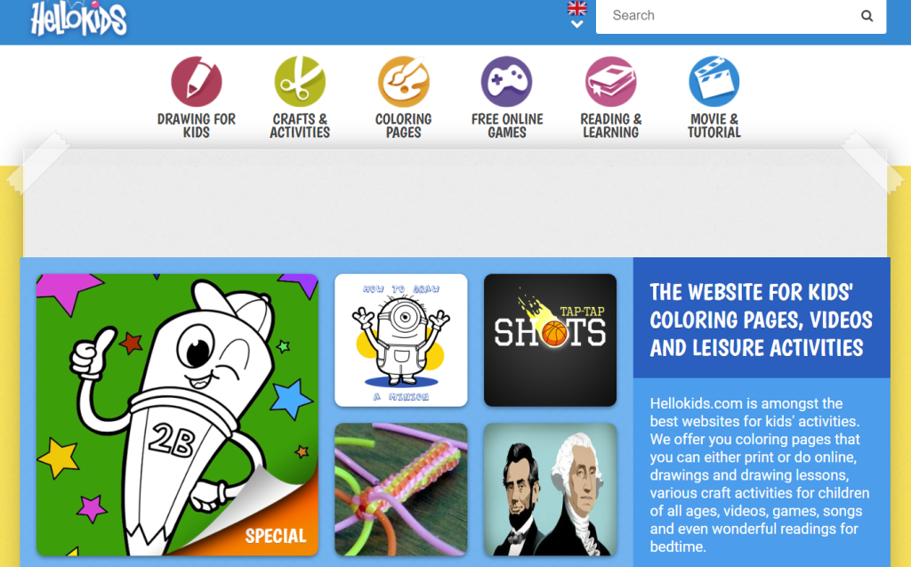 hellokids.com website image